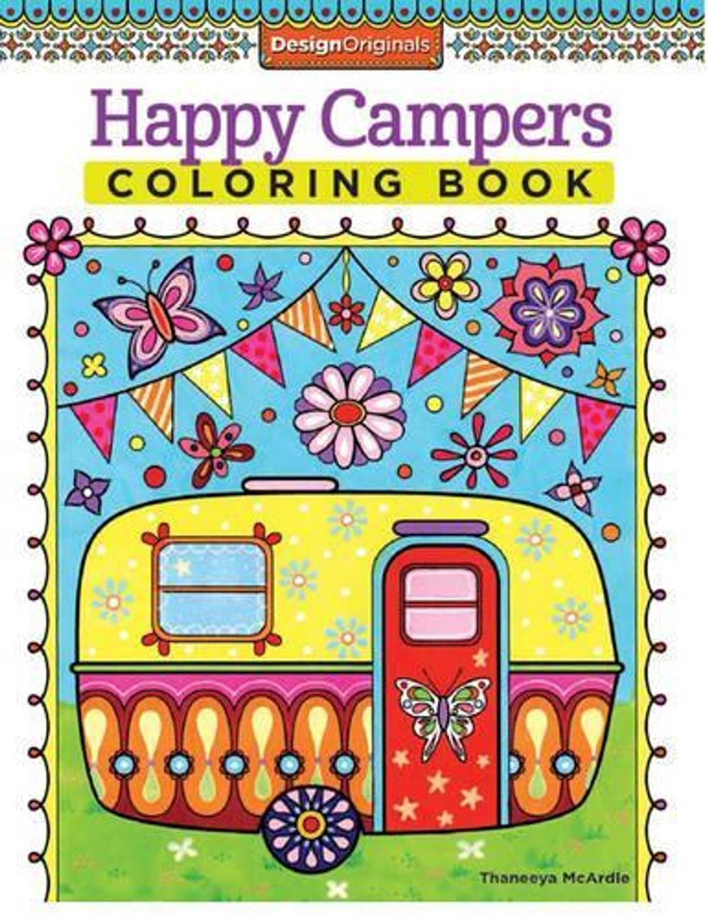 Happy Campers Coloring Book by Thaneeya McArdle - ISBN: 9781574219654