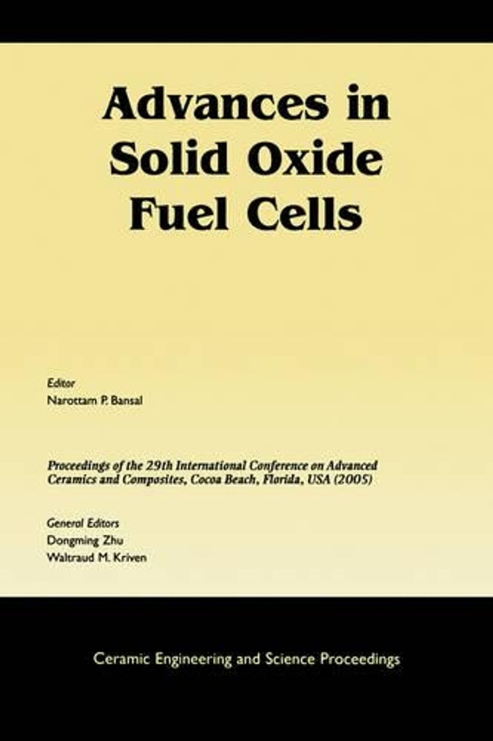 Advances in Solid Oxide Fuel Cells, Volume 26, Number 4 Edition by ...