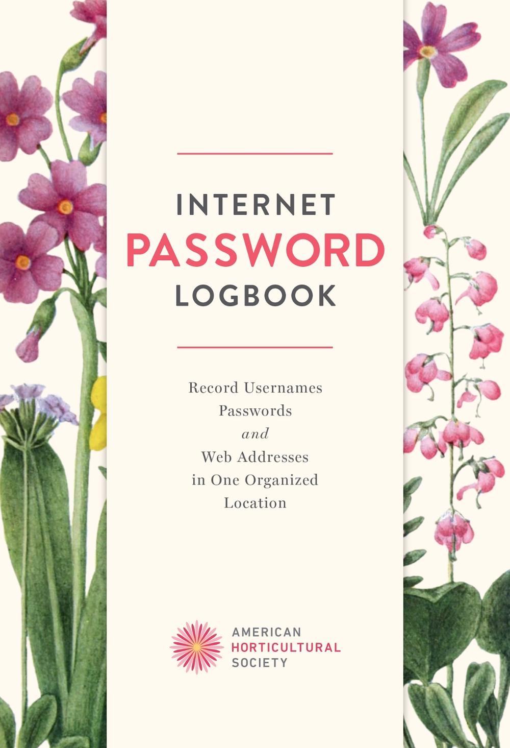 AHS Internet Password Logbook, 9781577156185