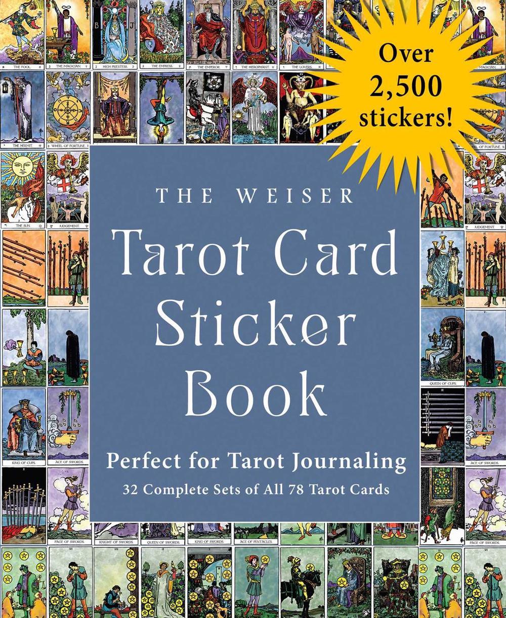 The Weiser Tarot Card Sticker Book, 9781578638284