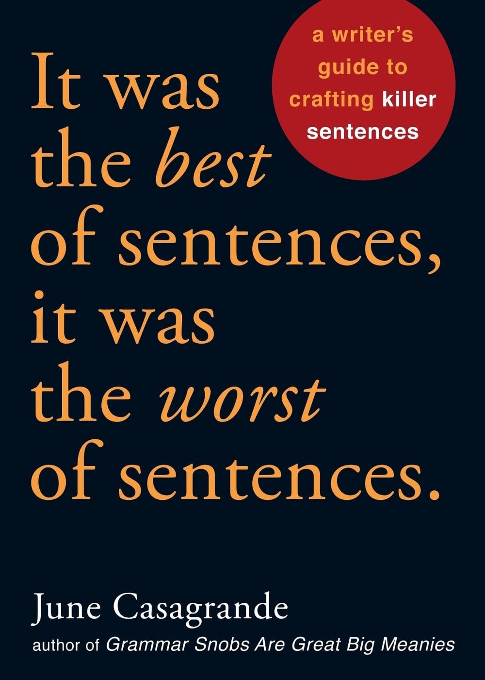 It Was the Best of Sentences, It Was the Worst of Sentences by June Casagrande - ISBN: 9781580087407