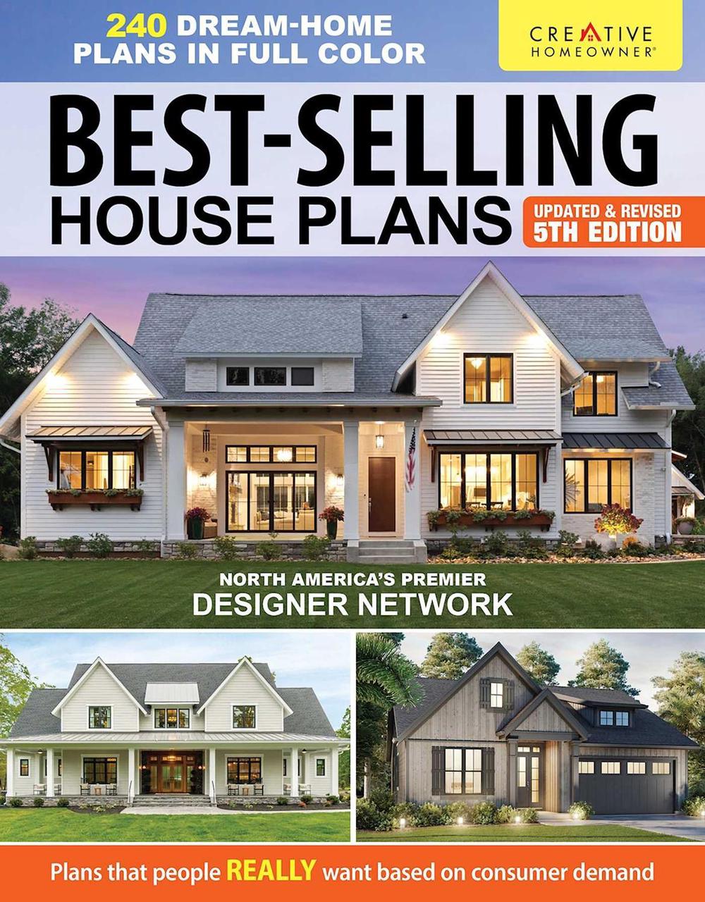 Best-Selling House Plans, Updated & Revised 5th Edition by Design America Inc. - ISBN: 9781580115902