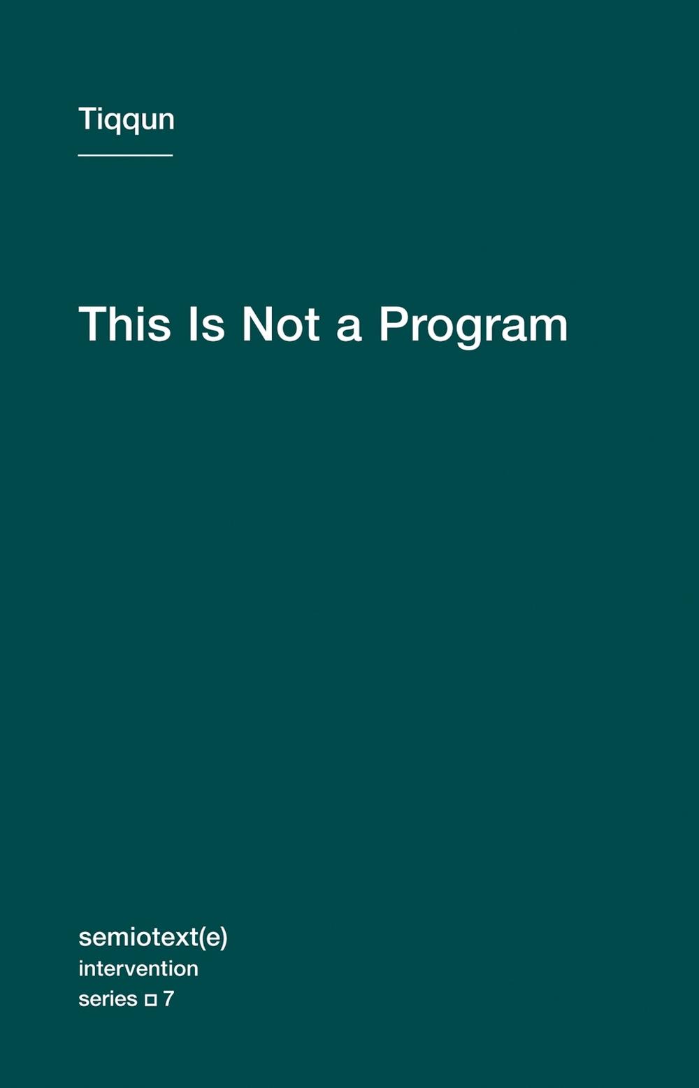 This Is Not a Program by Joshua David Jordan - ISBN: 9781584350972