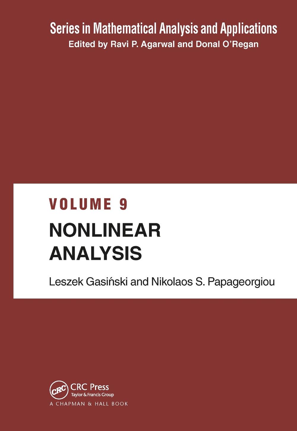 Nonlinear Analysis, 1st Edition, 9781584884842