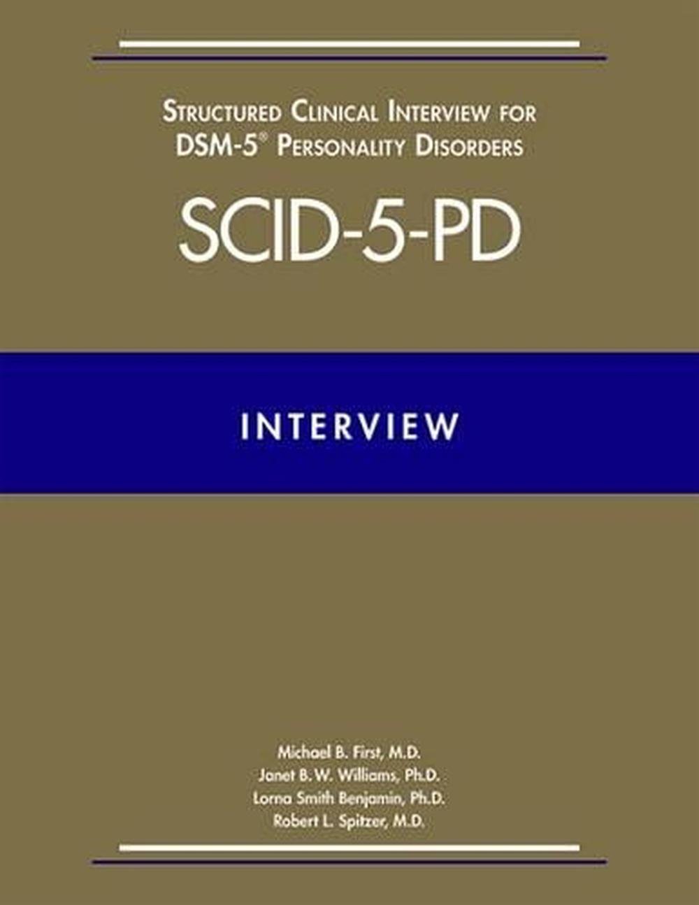 Structured Clinical Interview For DSM-5® Personality Disorders (SCID-5 ...