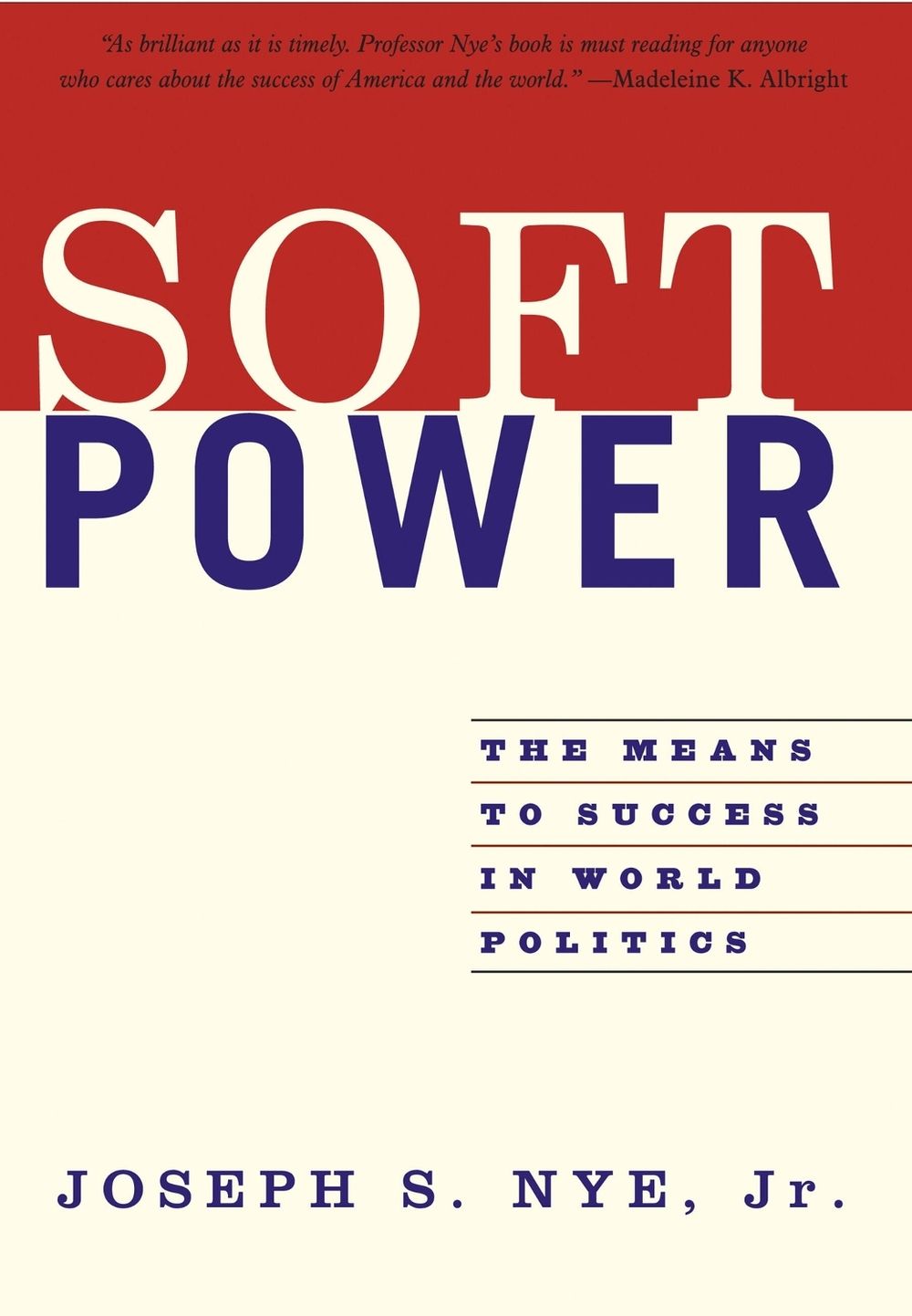 Soft Power by Joseph Nye - ISBN: 9781586483067