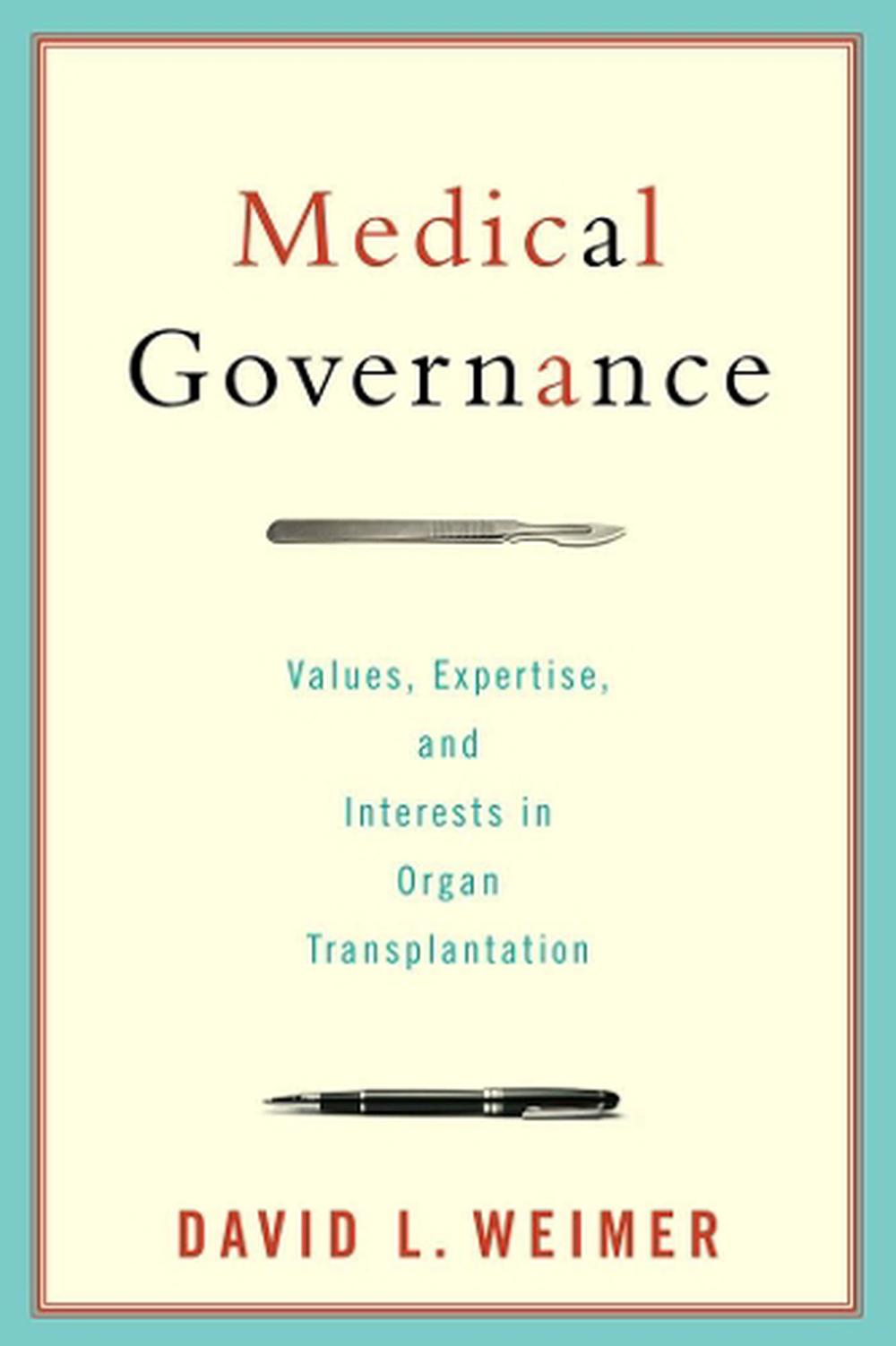 Medical Governance, 9781589016316