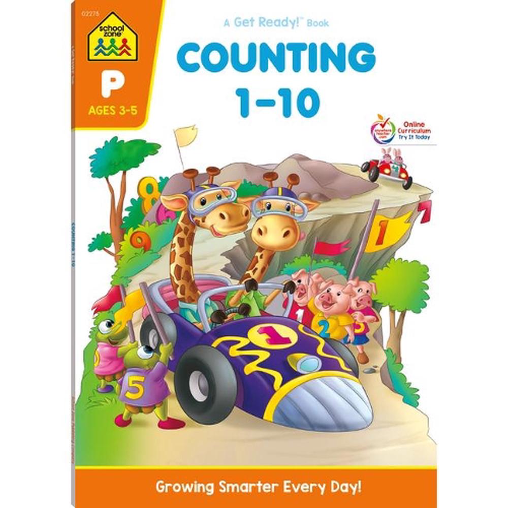 School Zone Counting 1-10 Workbook by School Zone - ISBN: 9781589473485