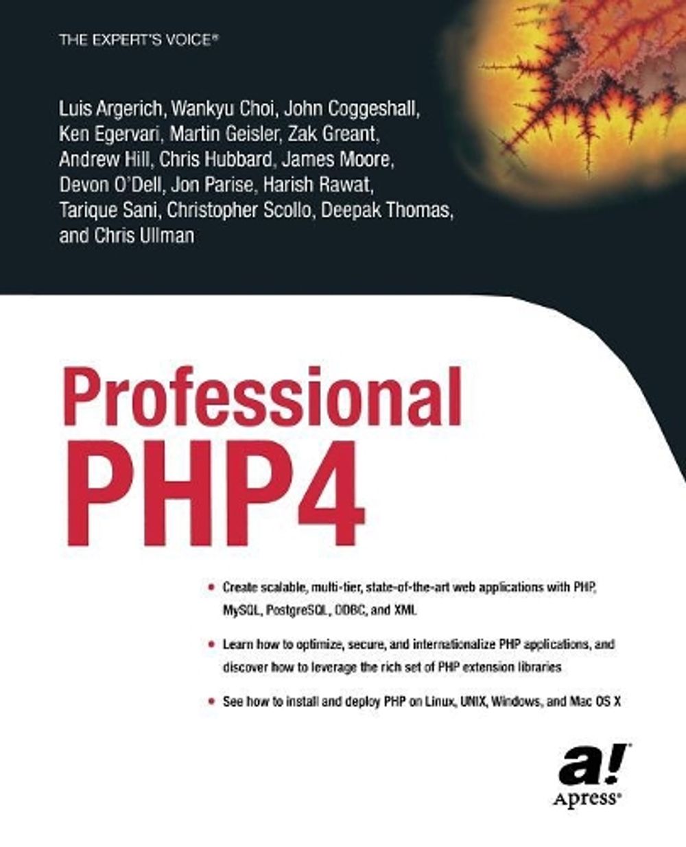 Professional PHP4 by Luis Argerich - ISBN: 9781590592489