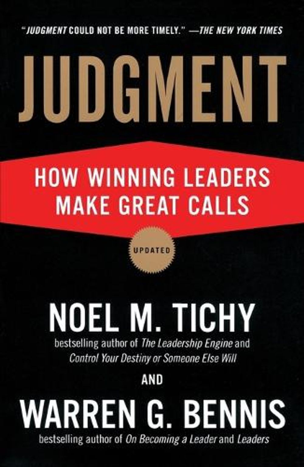 Judgment by Noel M. Tichy - ISBN: 9781591842934
