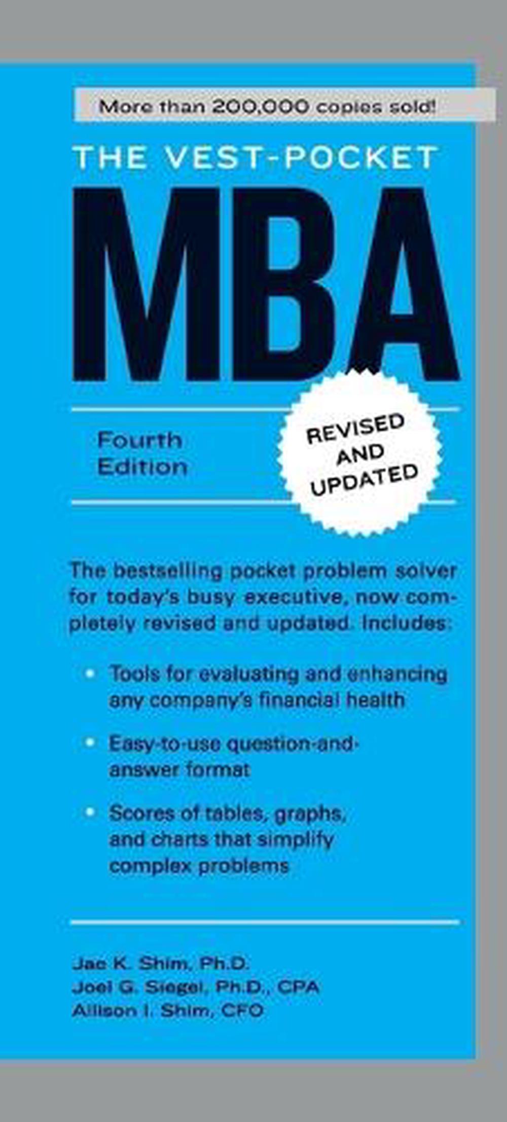 The Vest-pocket Mba by Jae K. Shim - ISBN: 9781591844334