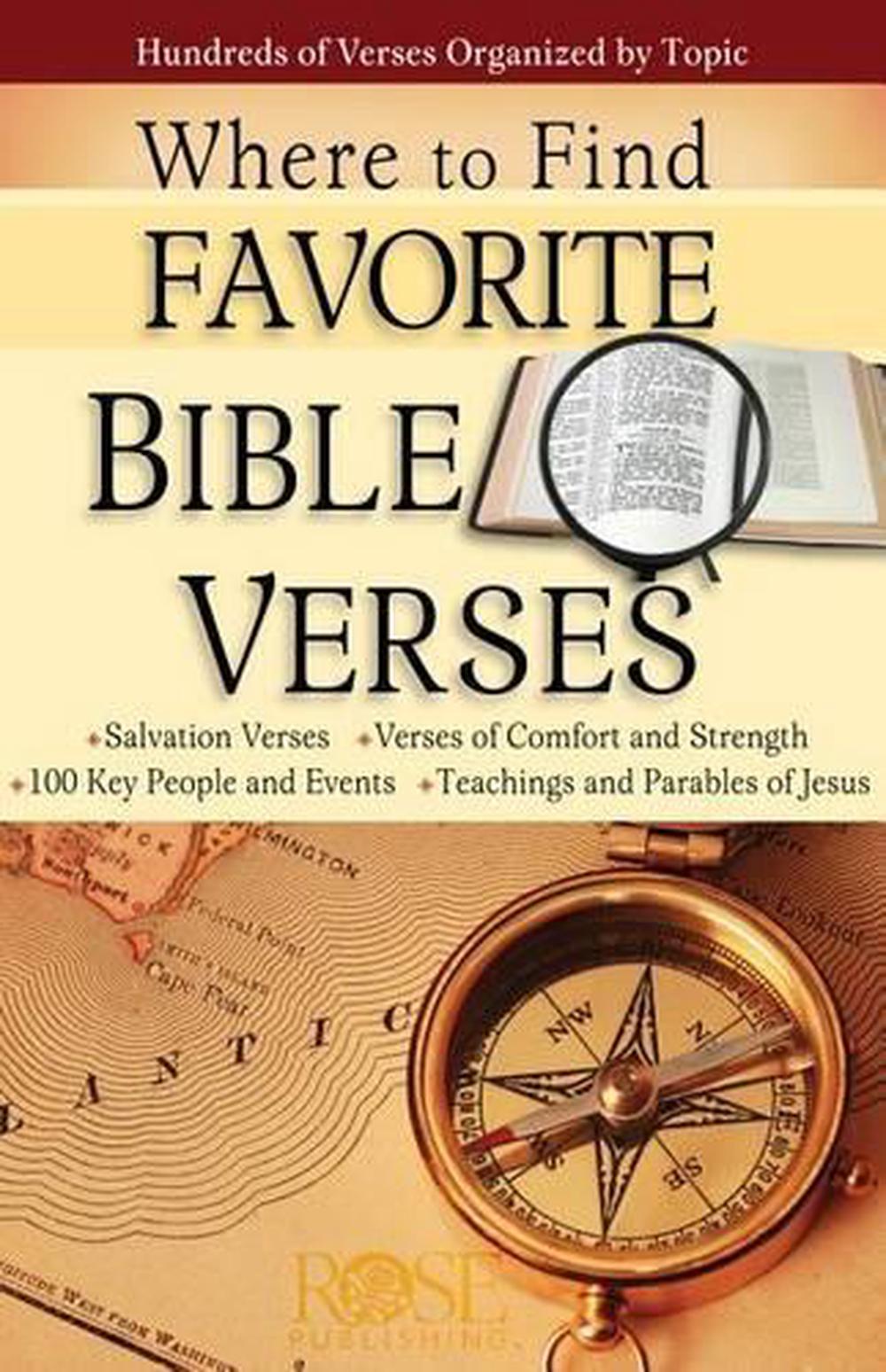 Where to Find Favourite Bible Verses (pack of 5), 9781596361966