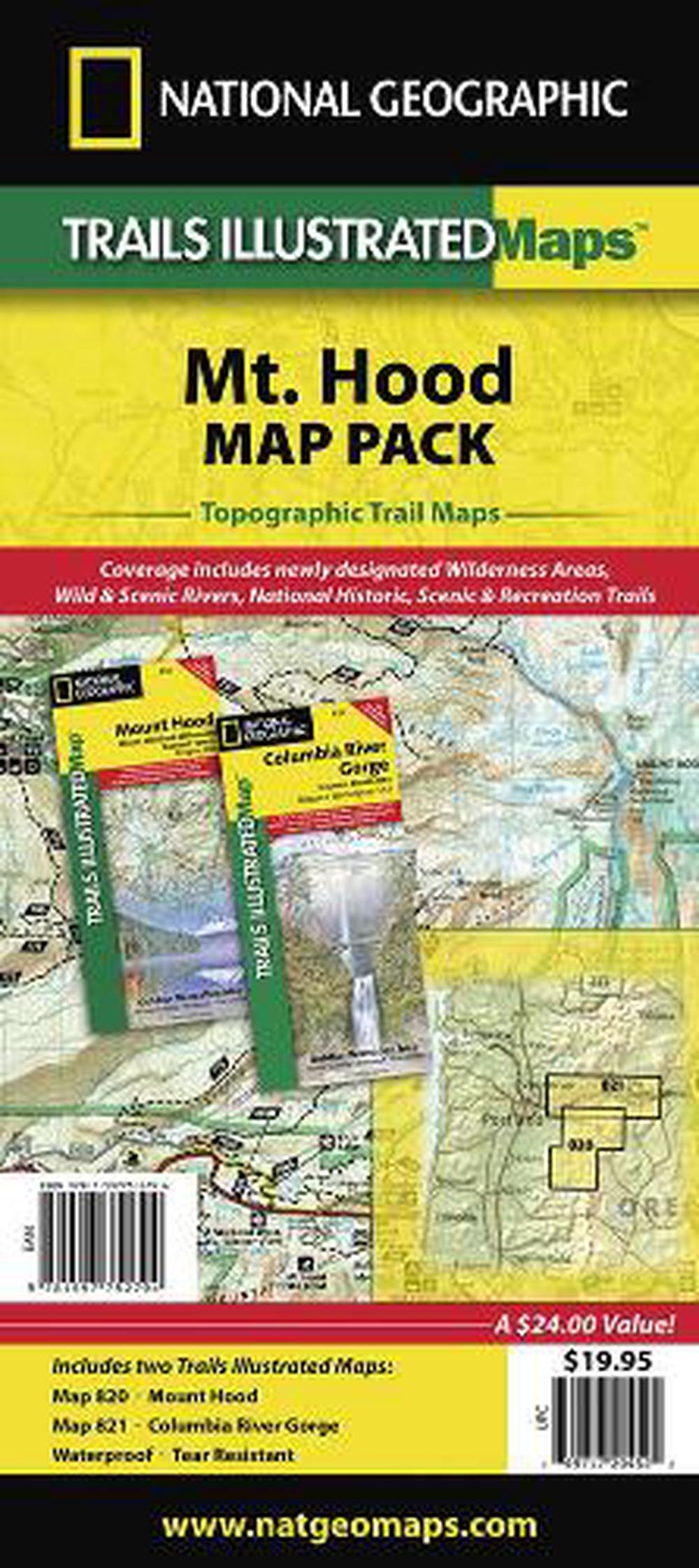 Mt. Hood, Map Pack Bundle by National Geographic Maps, Folded ...