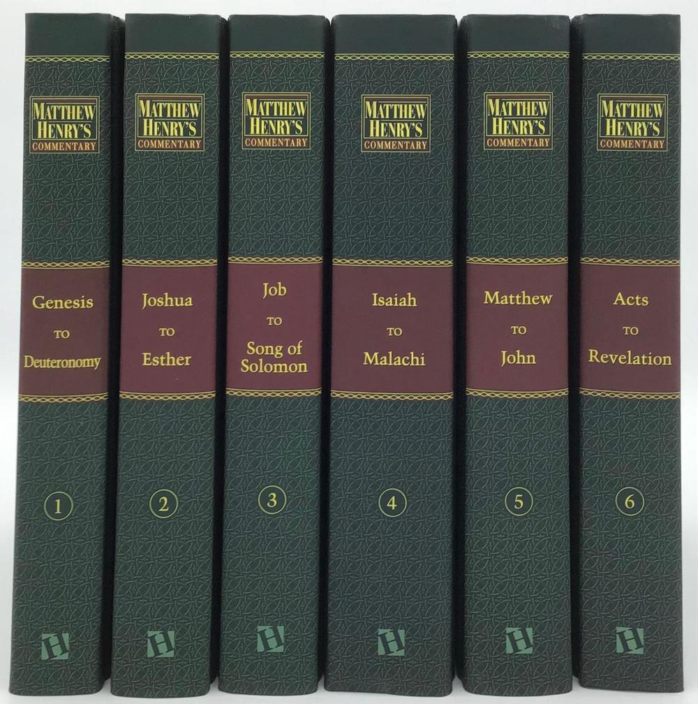 Matthew Henry's Commentary on the Whole Bible, Complete 6-Volume Set, 9781598564365