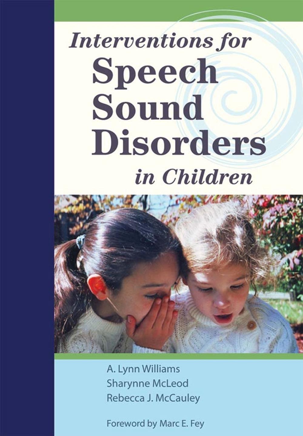 Interventions for Speech Sound Disorders in Children, 9781598570182