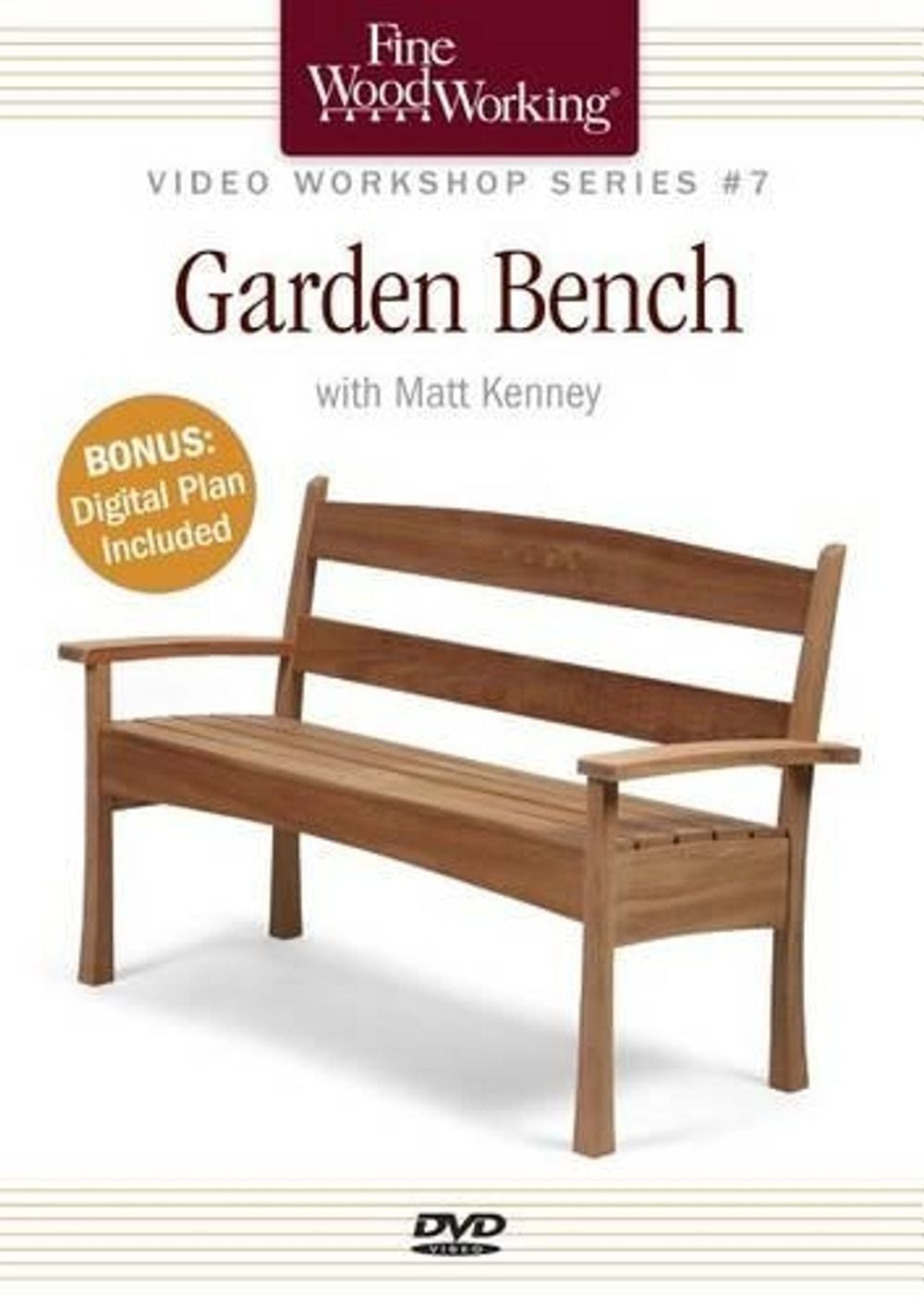 Fine Woodworking Video Workshop Series - Garden Bench - ISBN: 9781600853807
