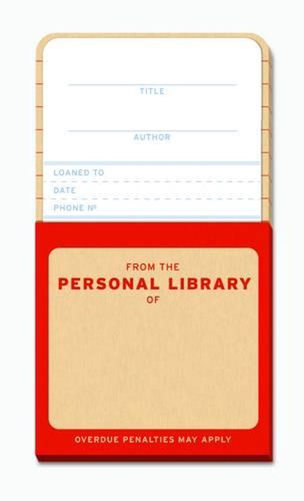 Knock Knock Personal Library Kit Refill, 9781601061430