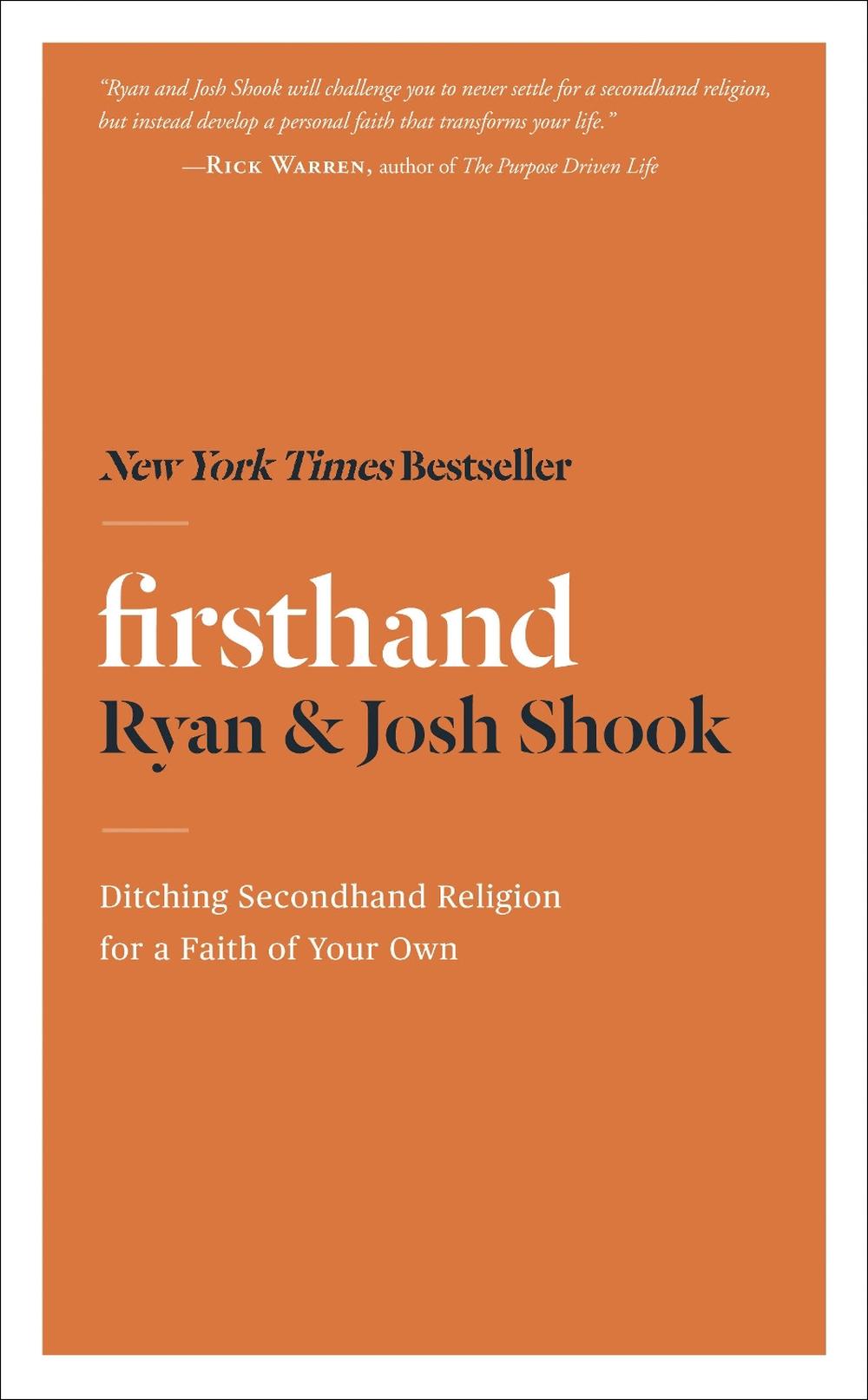 Firsthand by Ryan Shook - ISBN: 9781601427229