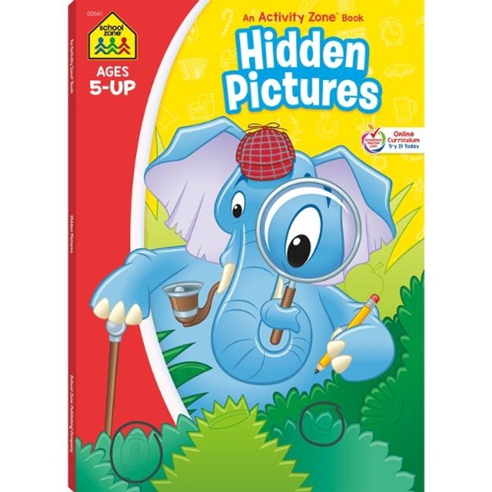 School Zone Hidden Pictures 96-Page Workbook by School Zone - ISBN: 9781601591661