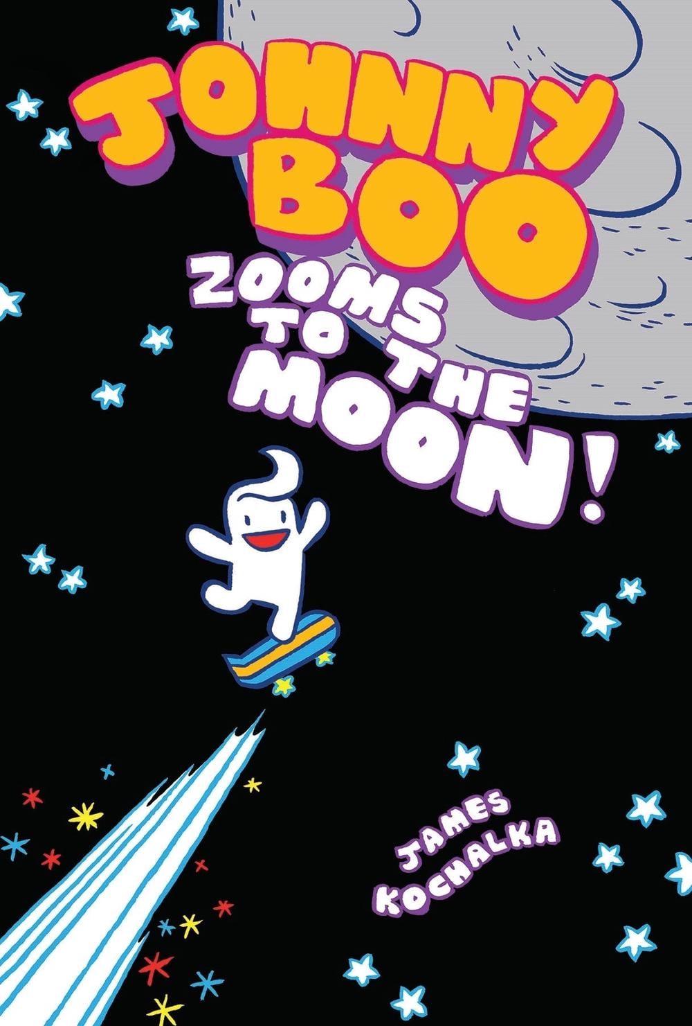 Johnny Boo Zooms to the Moon (Johnny Boo Book 6) by James Kochalka - ISBN: 9781603093491