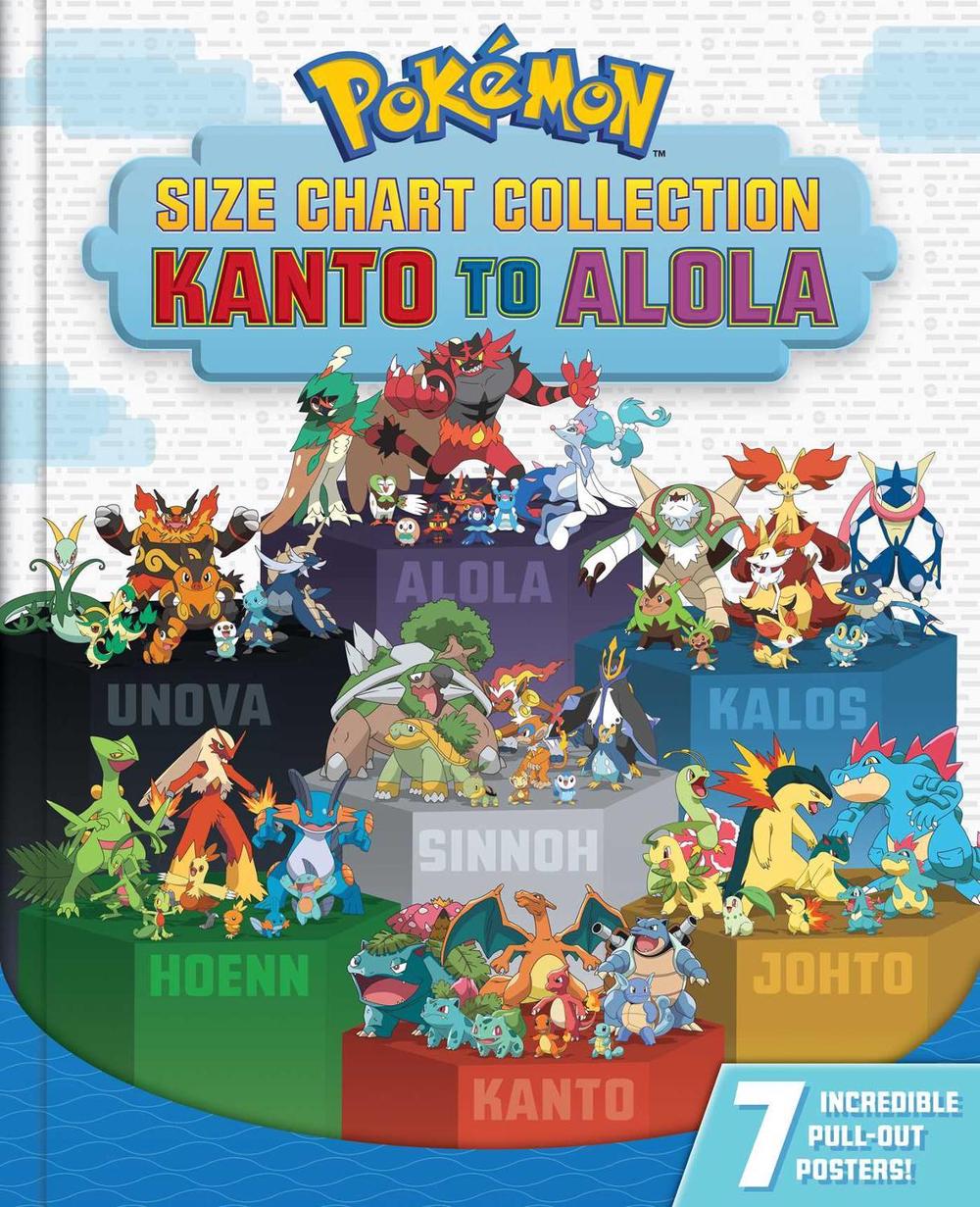 Pokémon Size Chart Collection: Kanto to Alola by Pikachu Press - ISBN: 9781604382013