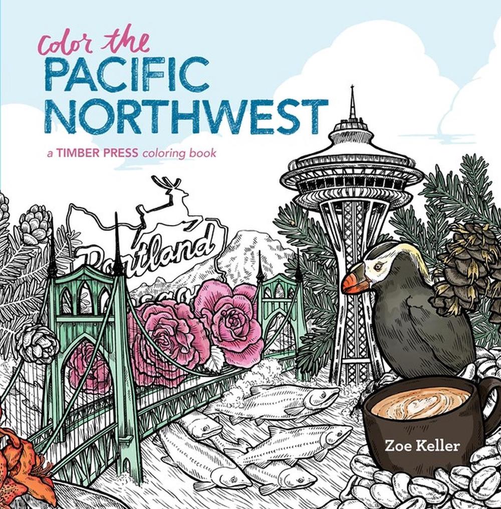 Color the Pacific Northwest, 9781604697377