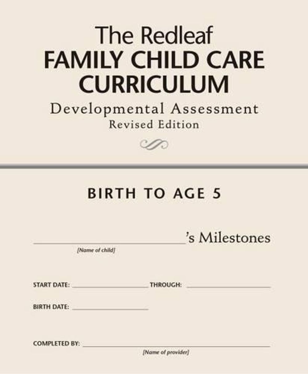 The Redleaf Family Child Care Curriculum Developmental Assessment by Redleaf Press - ISBN: 9781605544168