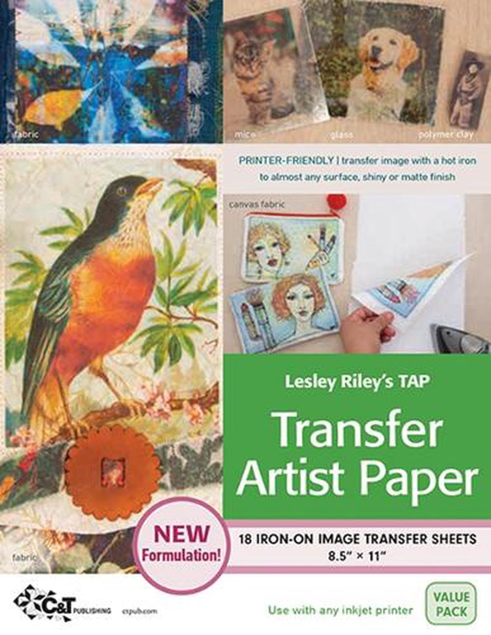 Lesley Riley's Tap Transfer Artist Paper, 18 Sheet Pack, 9781607052548