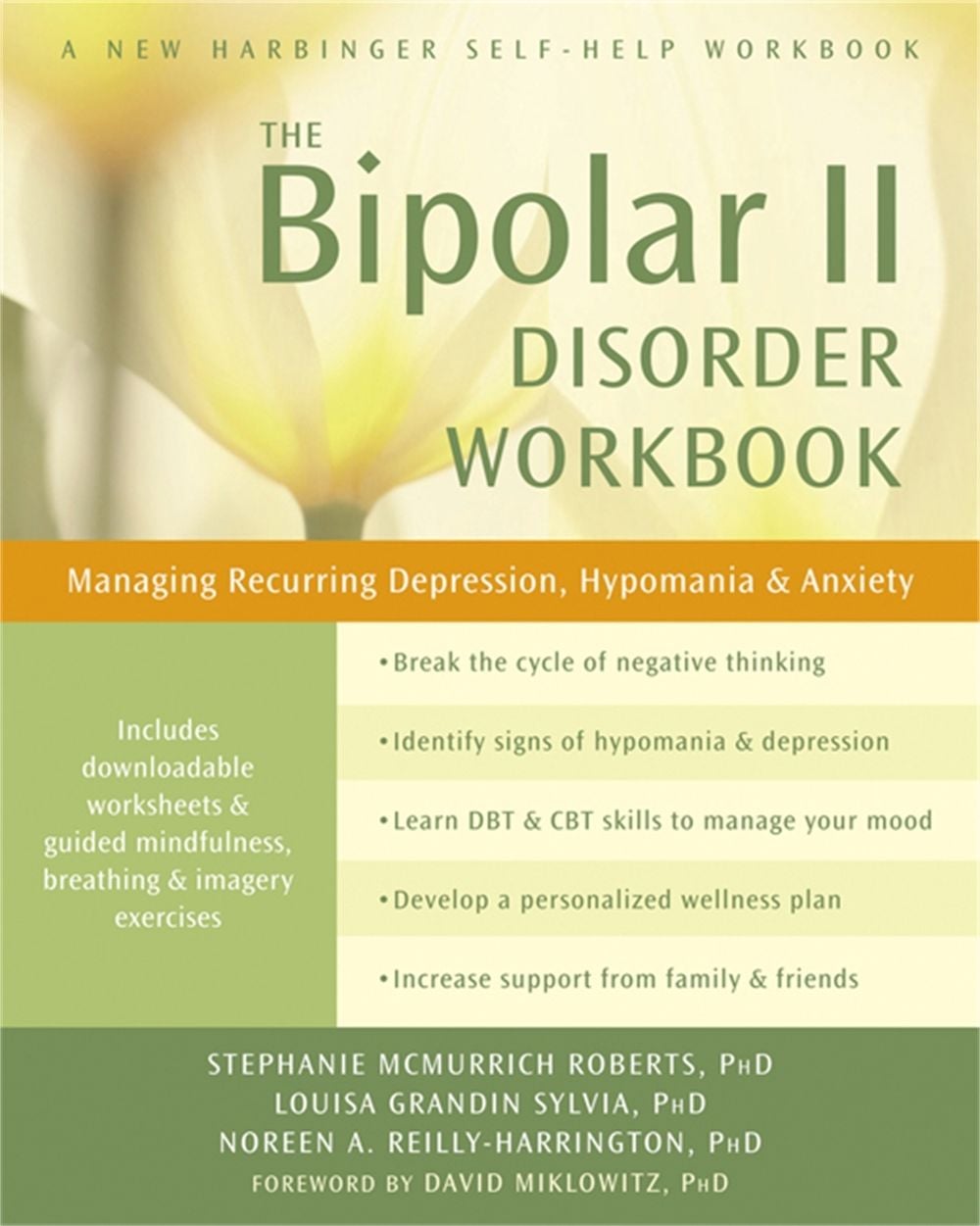 Bipolar II Disorder Workbook by Stephanie McMurrich Roberts - ISBN: 9781608827664