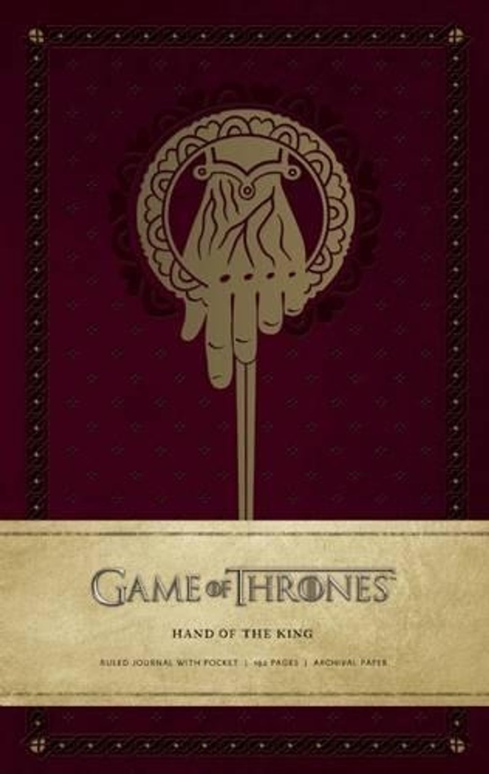 Game of Thrones: Hand of the King Hardcover Ruled Journal by .. HBO - ISBN: 9781608877188