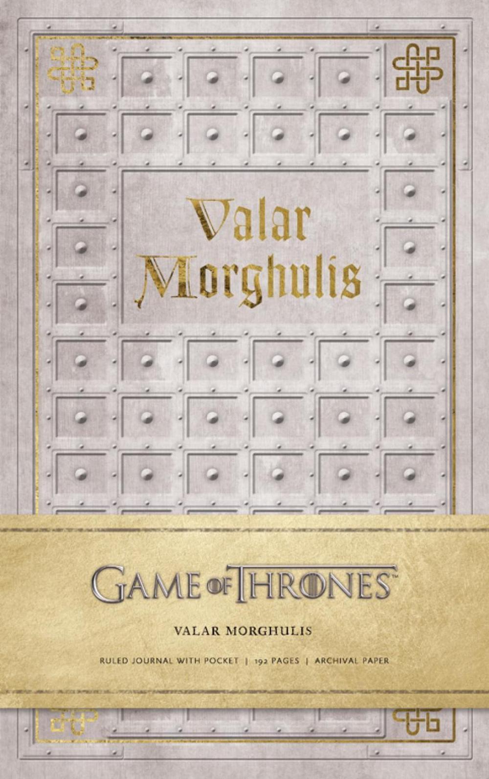 .. HBO Game of Thrones: Valar Morghulis Hardcover Ruled Journal by .. HBO - ISBN: 9781608877430