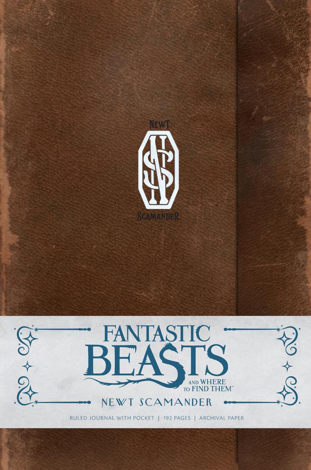 Insight Editions Fantastic Beasts and Where to Find Them: Newt Scamander Hardcover Ruled Journal, 9781608879311