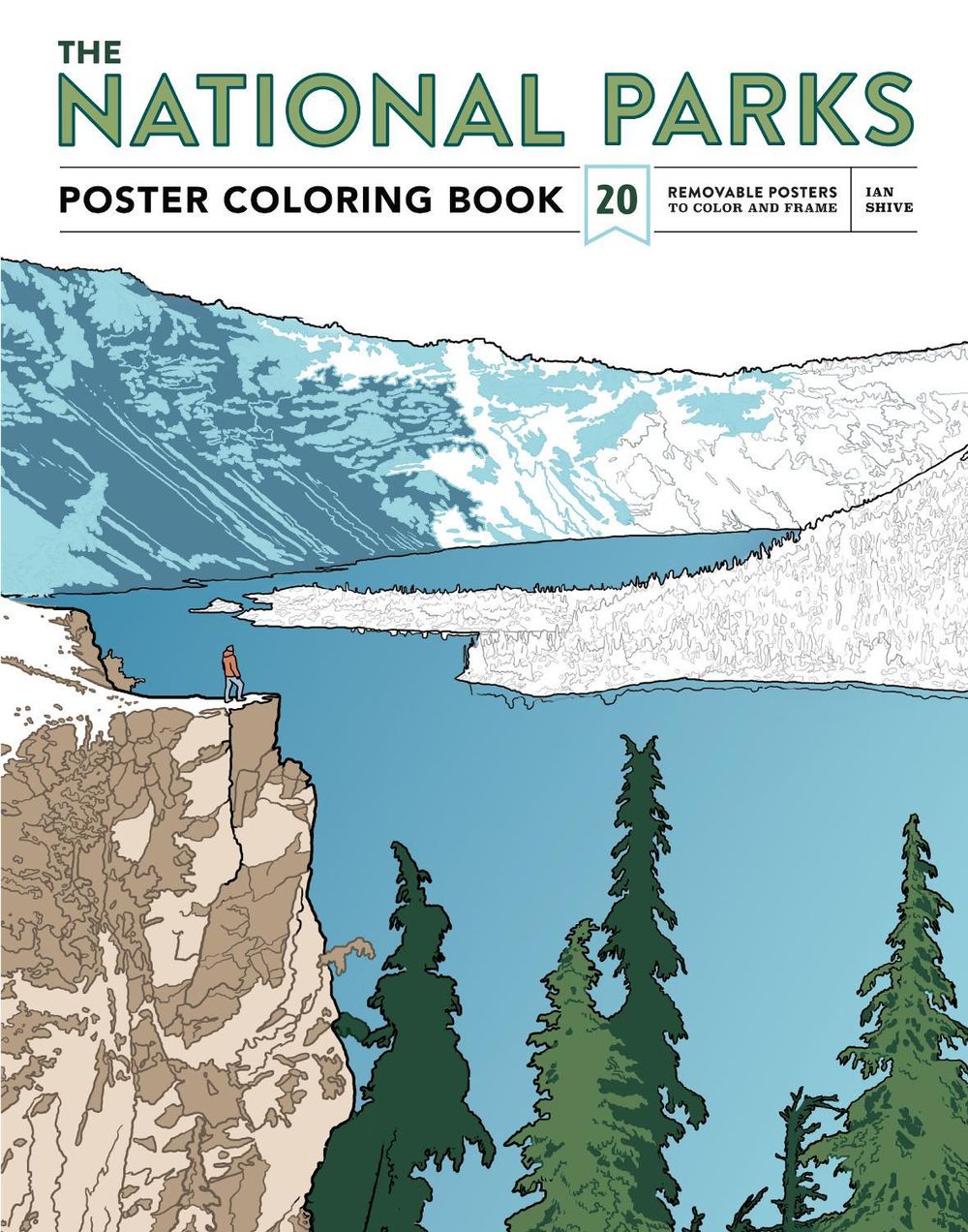 The National Parks Poster Coloring Book by Ian Shive - ISBN: 9781608879595