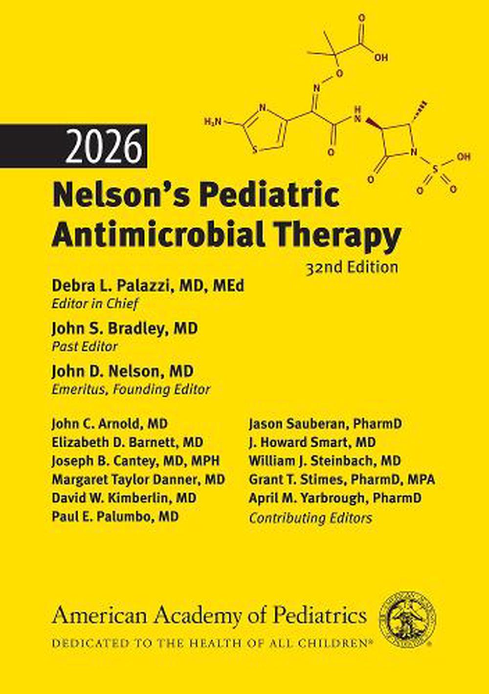 2026 Nelson's Pediatric Antimicrobial Therapy, 9781610028813