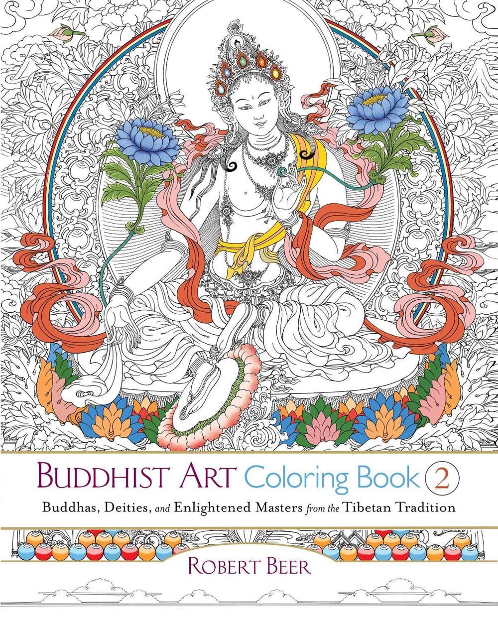 Buddhist Art Coloring Book 2 by Robert Beer - ISBN: 9781611803525