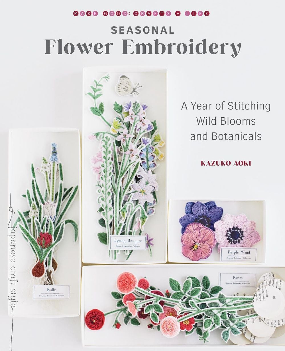 Seasonal Flower Embroidery by Kazuko Aoki - ISBN: 9781611808926