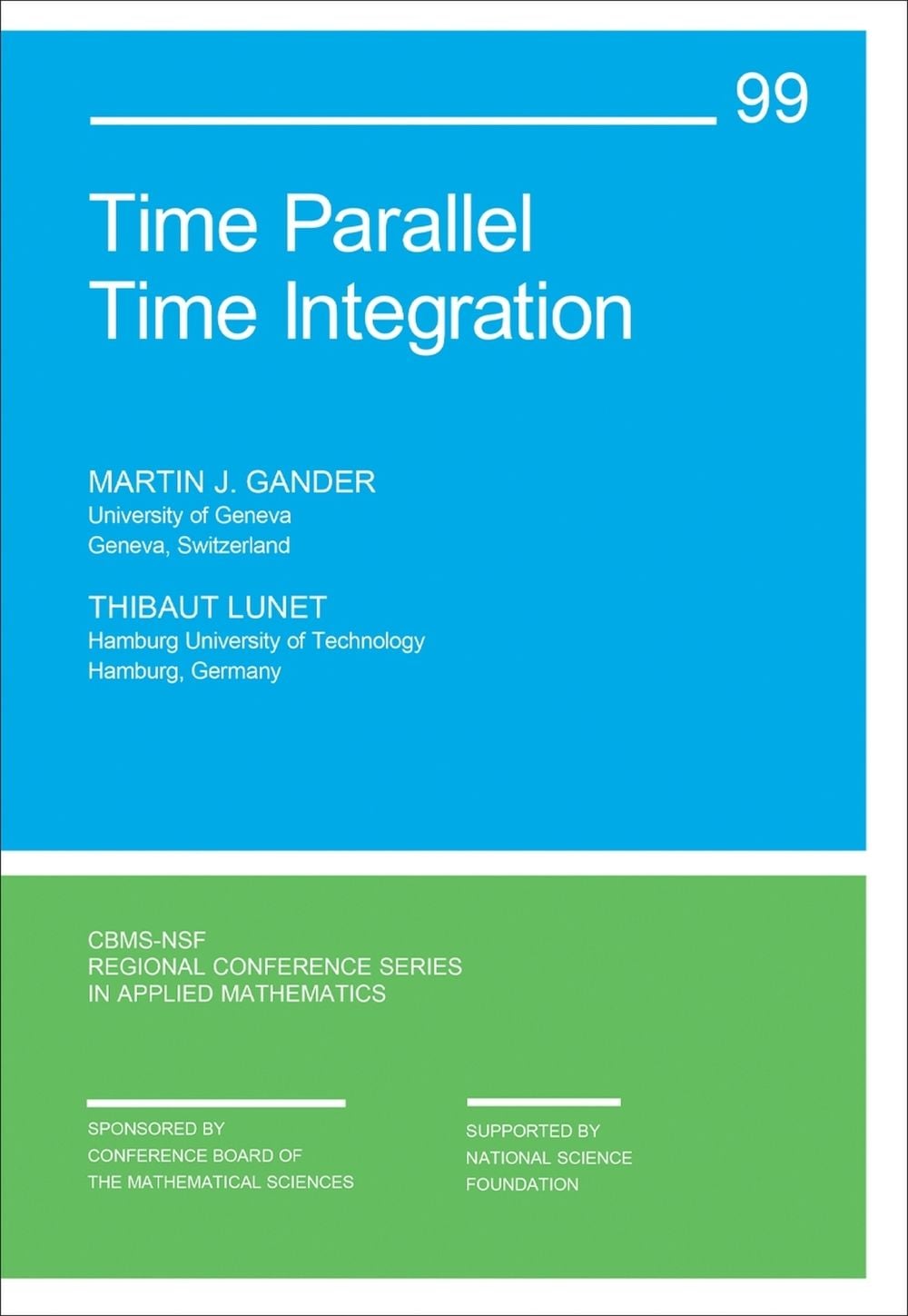 Time Parallel Time Integration by Martin J. Gander - ISBN: 9781611978018