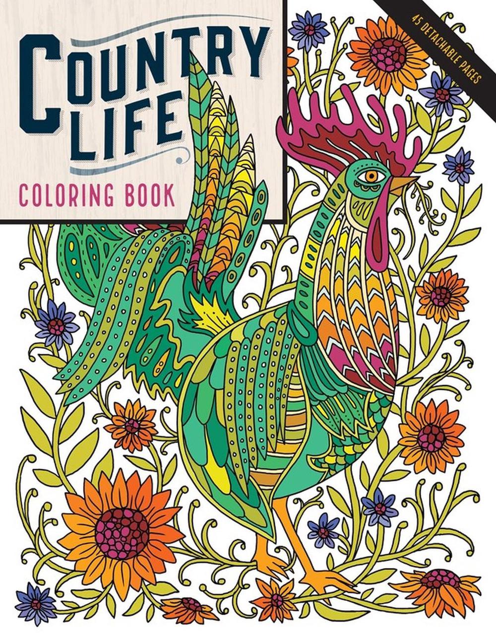 Country Life Coloring Book by Caitlin Keegan - ISBN: 9781612128849
