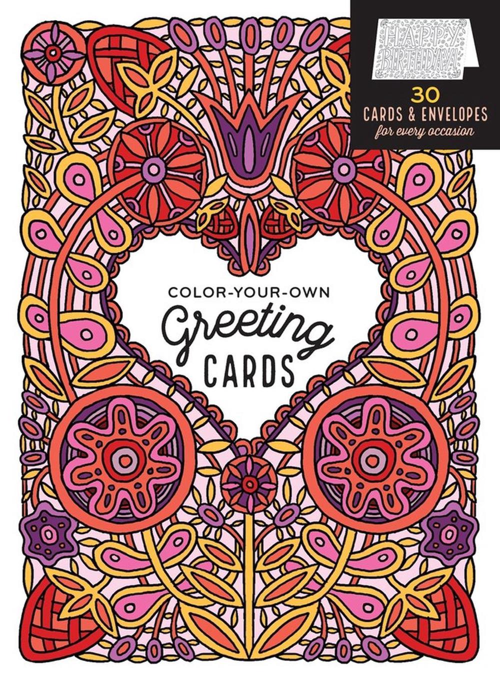 Caitlin Keegan Color-Your-Own Greeting Cards by Caitlin Keegan - ISBN: 9781612128856