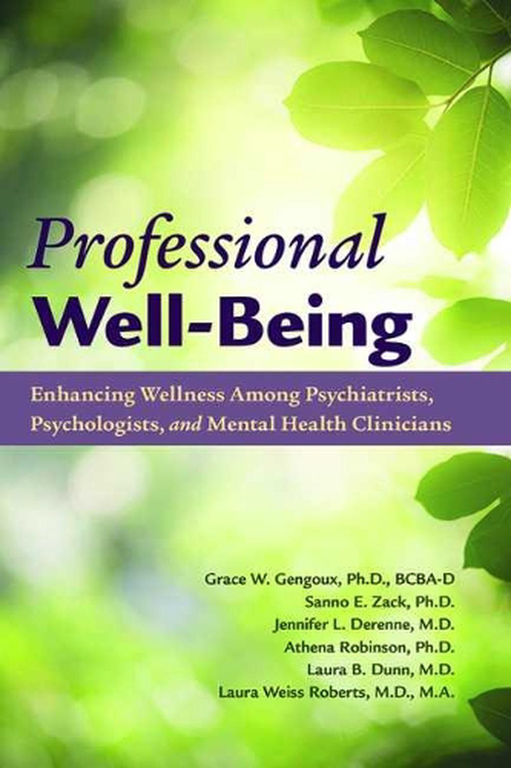 Professional Well-Being, 9781615372294