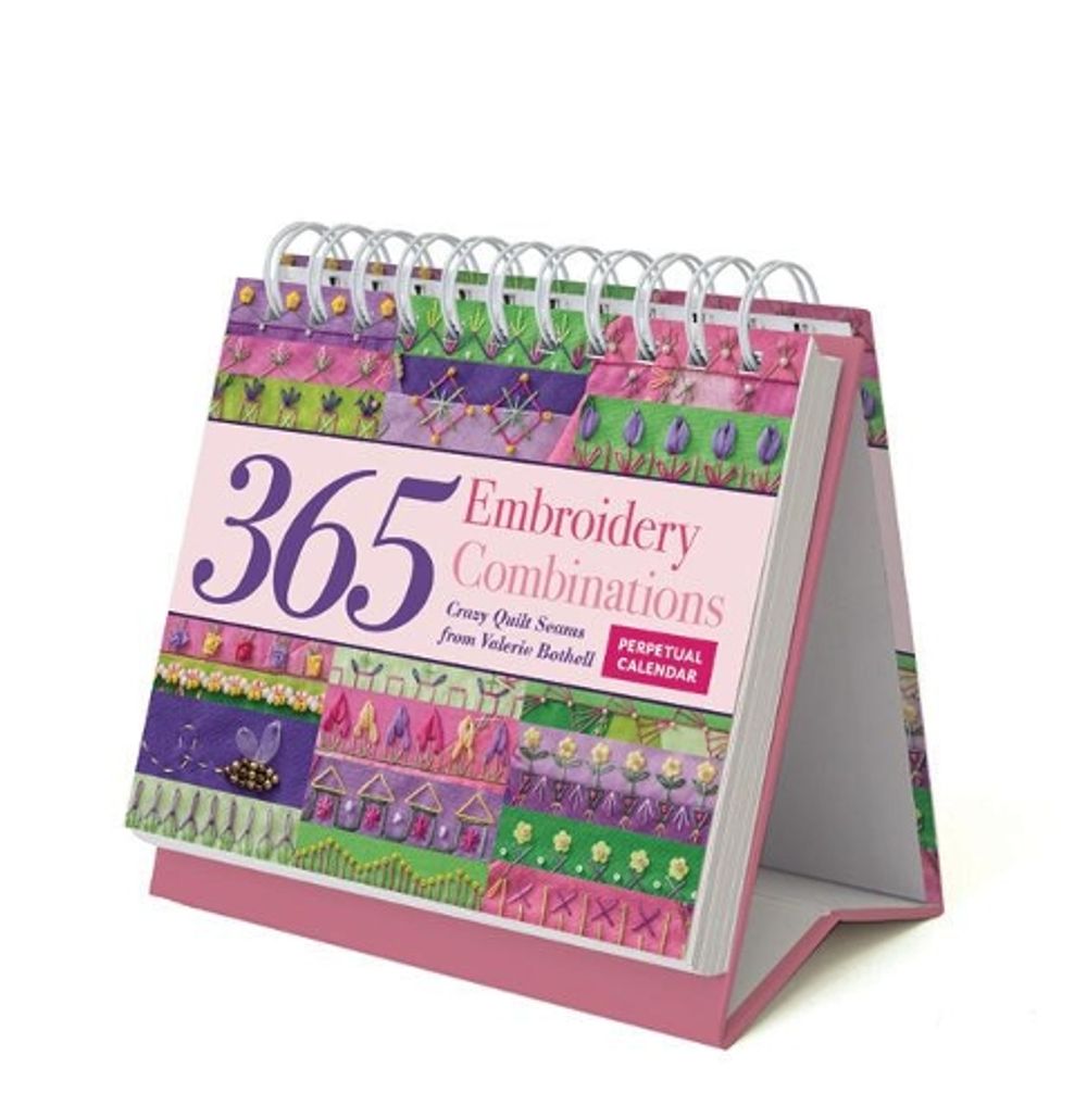 Embroidery Combinations Perpetual Calendar by Valerie Bothell - ISBN: 9781617458651