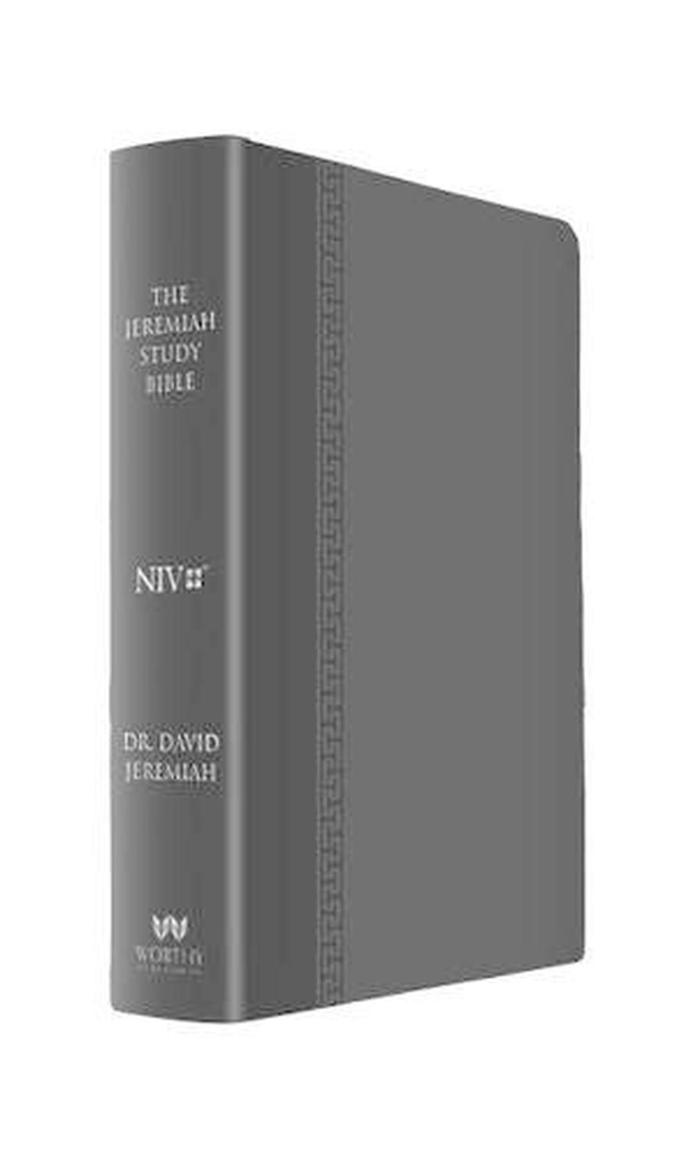 THE JEREMIAH STUDY BIBLE, NIV: (BLACK W/ BURNISHED EDGES) LEATHERLUXE?, 9781617958458