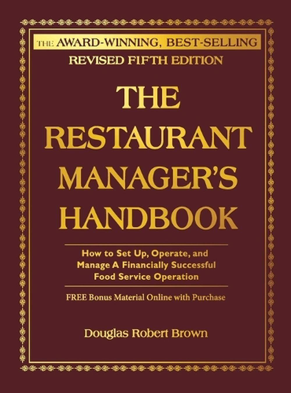 The Restaurant Manager's Handbook, 9781620232637