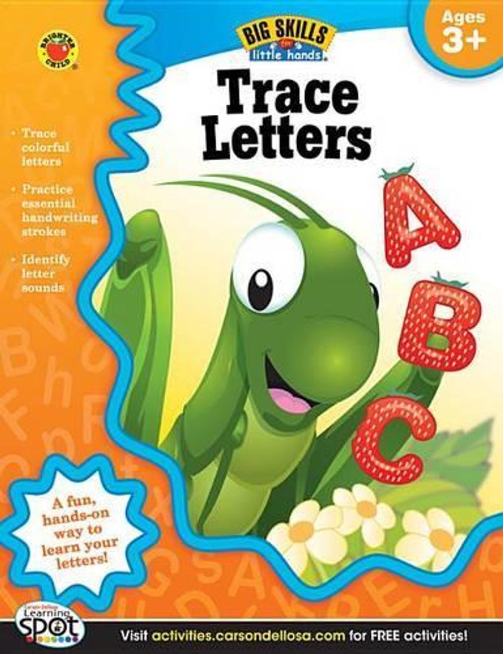 Trace Letters Workbook, Grades Preschool - K by Brighter Child - ISBN: 9781620574447