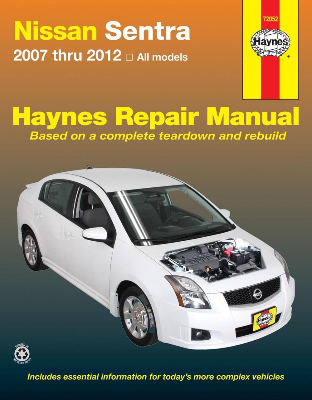 Nissan Sentra all models from (2007-2012) Haynes Repair Manual (USA) by Haynes Publishing - ISBN: 9781620921036