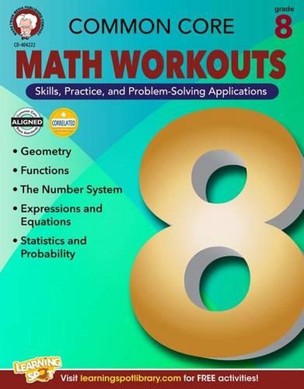 Common Core Math Workouts, Grade 8 by Keegen Gennuso, Paperback ...