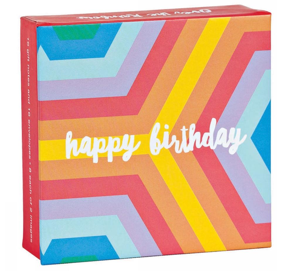 Over the Rainbow Mini Fliptop Notecard Box - ISBN: 9781623257163
