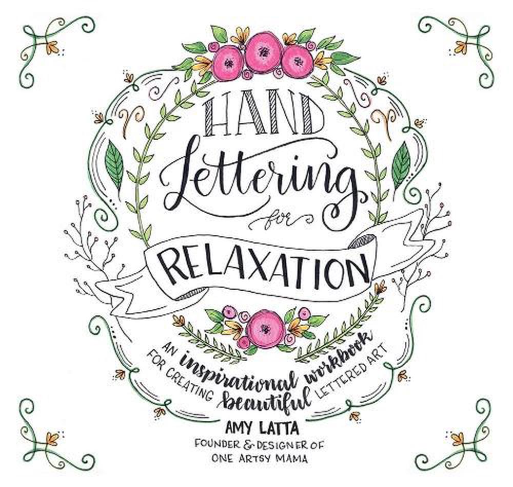 Hand Lettering for Relaxation, 9781624143854