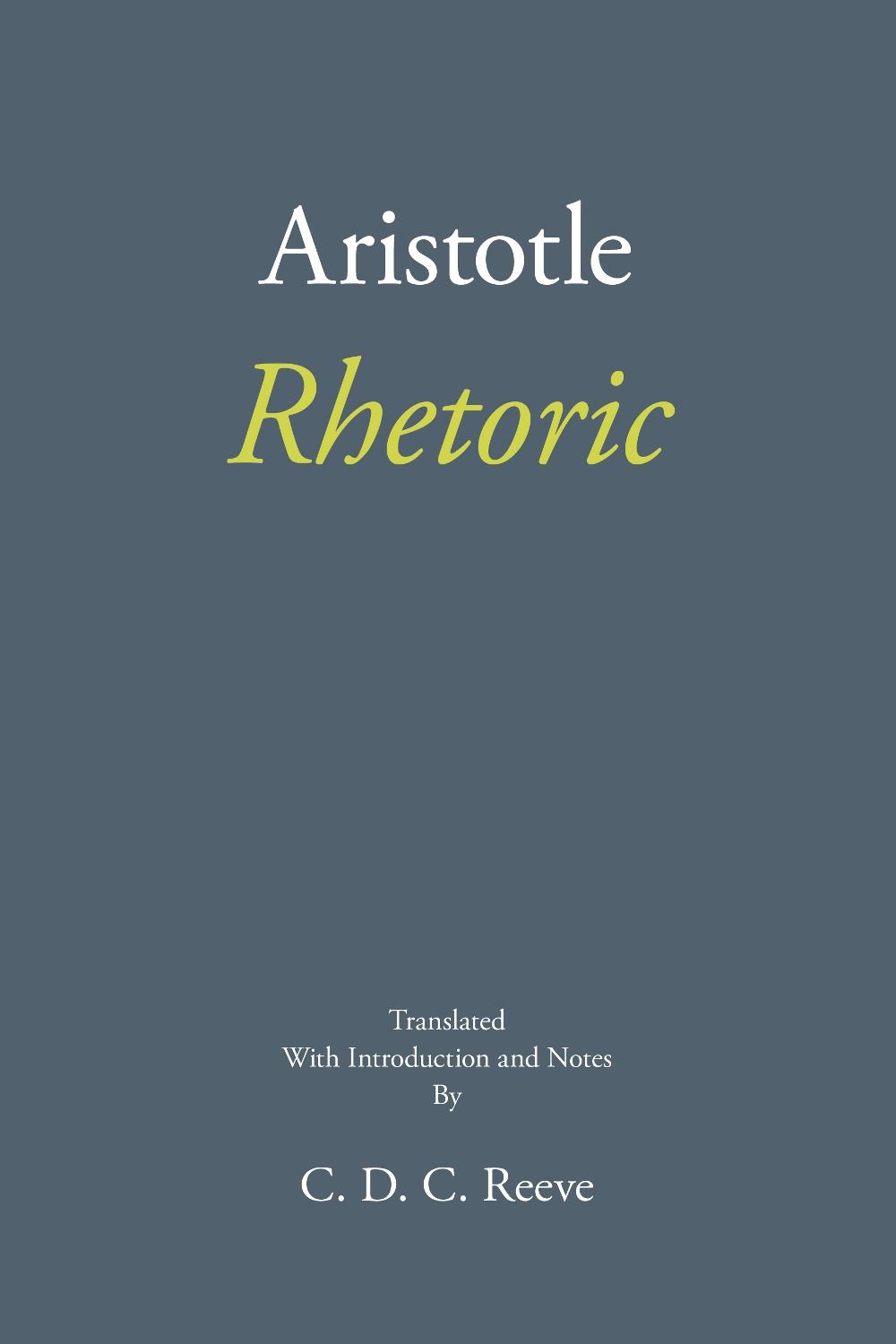 Rhetoric, 9781624667336