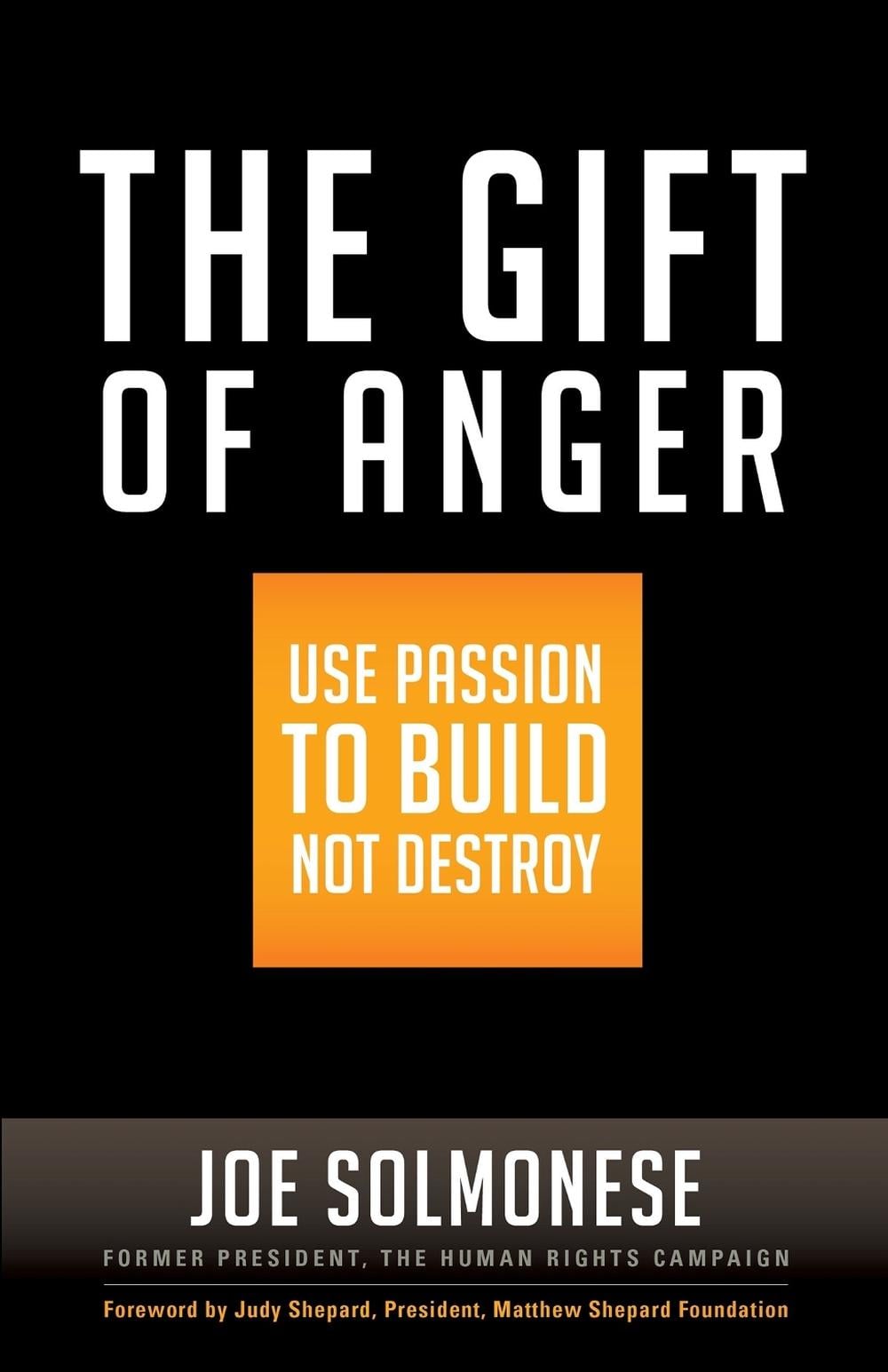 The Gift of Anger: How to Use Passion to Build, Not Destroy by SOLMONESE - ISBN: 9781626565883